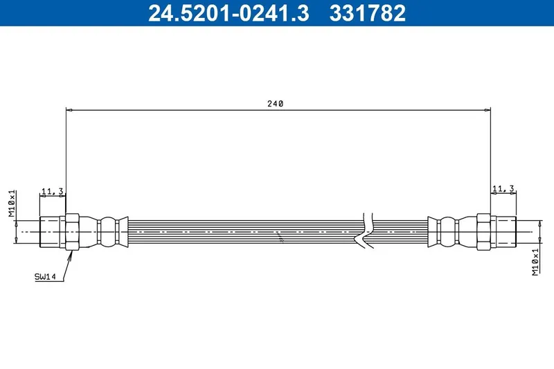 Bromsslang ATE 24.5201-0241.3
