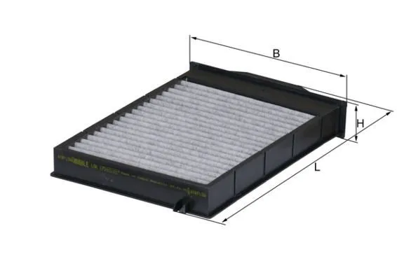 Kupéfilter MAHLE LAK 175