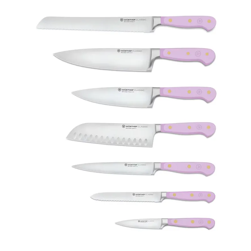 Wüsthof Classic Purple Yam Knivset 7 knivar + knivblock