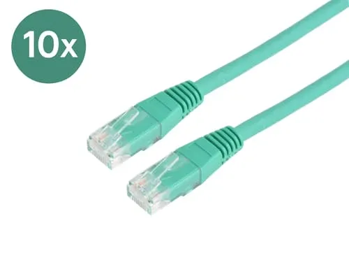 Prokord Nätverkskabel / Patchkabel Lszh 10-pack Rj-45 Cat 6 1.5m Grön
