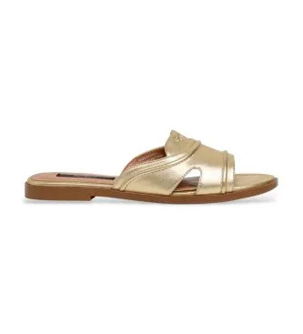 Pepe Jeans för kvinnor. PLS900017 Dyana Bay sandaler i guld (36), Dorado, 1 till 3 cm, Ingen, Casual