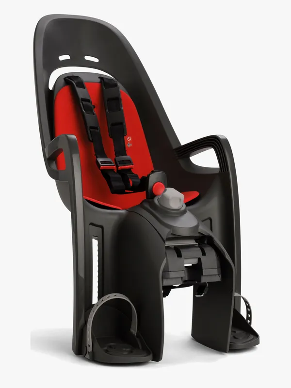 Hamax ZENITH RELAX Cykelsits Rack Mount, Grey/Red