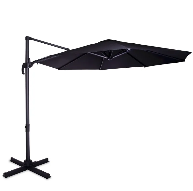 Parasoll Bardolino 300cm - Premium parasoll | Antracit/Svart