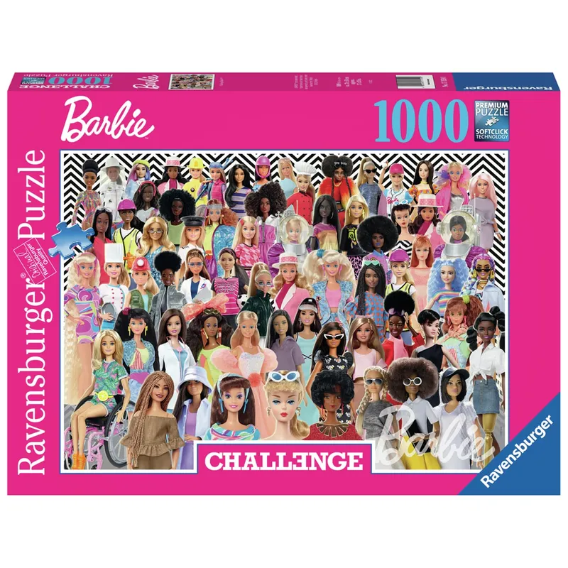 Pussel – Challenge: Barbie 1000 Bitar