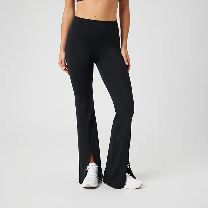 Björn Borg Studio Flared Slit Tights Svart Large Dam