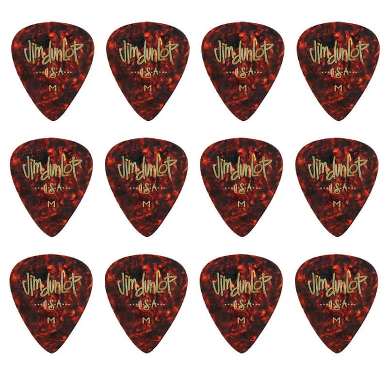 Dunlop Shell Classics Medium plektrum (12 st.)