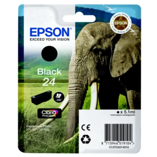 Epson bläckpatron 24 original svart 5,1 ml