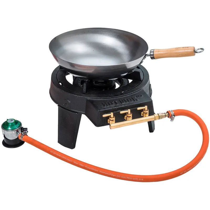 Hot wok Gasolbrännarset med wokpanna 12 kW