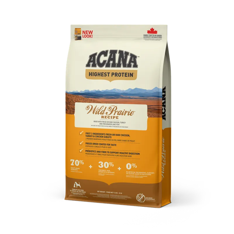 Wild Prairie Recipe Torrfoder för hund 11,4kg