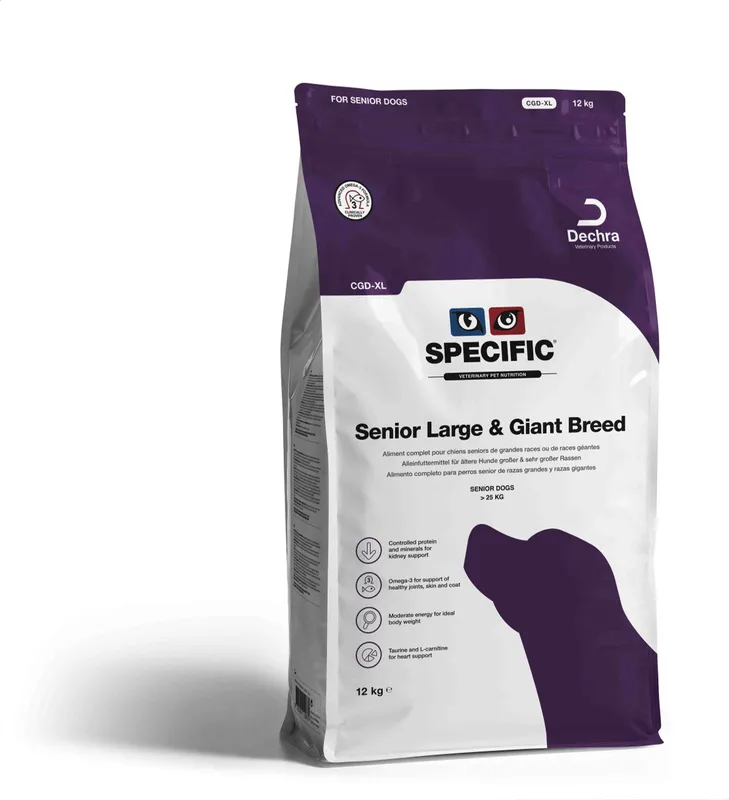 Senior Large & Gigant Breed CGD-XL hundfoder – 12 kg