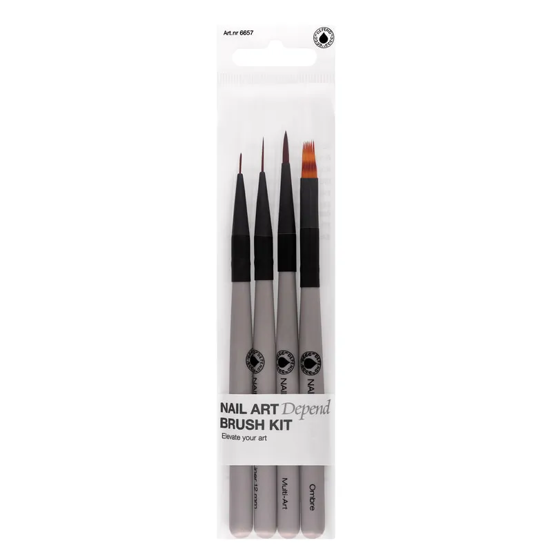 Depend Gel iQ Effects Nail Air Brush Kit 4-pack