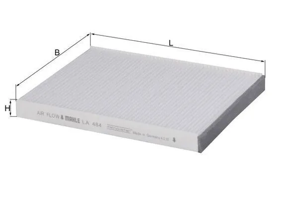 Kupéfilter MAHLE LA 484