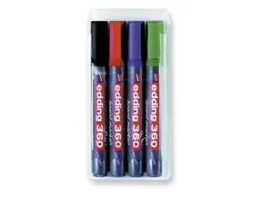 Whiteboardpenna, Edding 360, med 4 olika färger