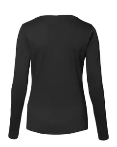 ID Interlock T-shirt, Långärmad Svart (#1849)