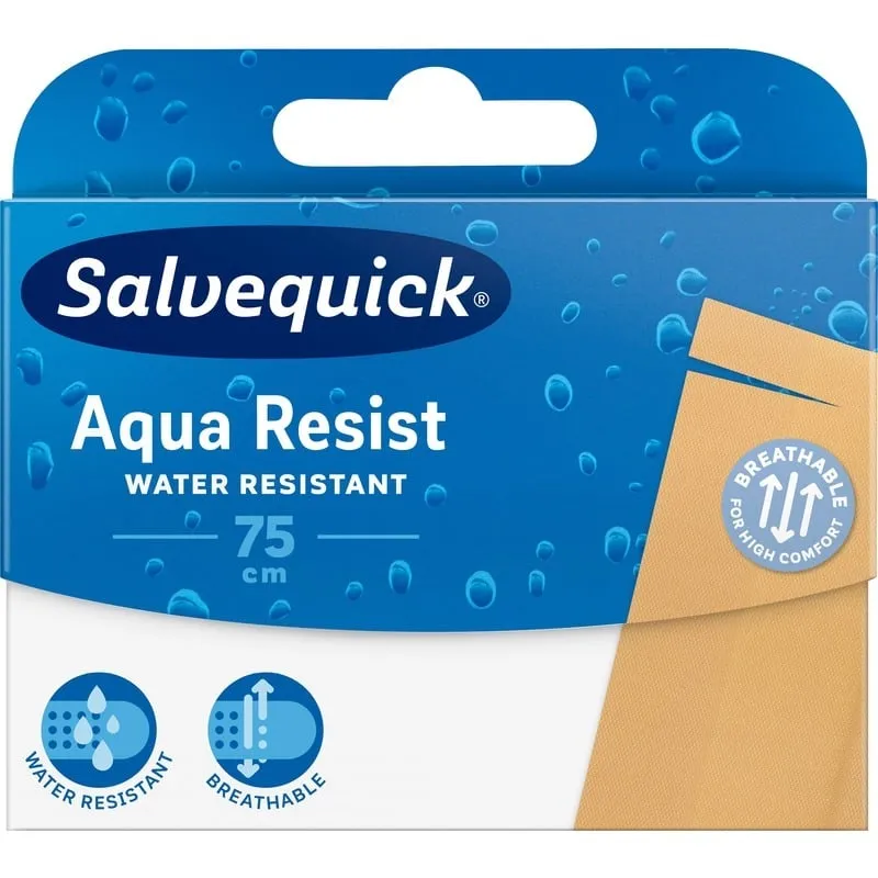 Plastplåster Salvequick - 7x75cm rulle beige