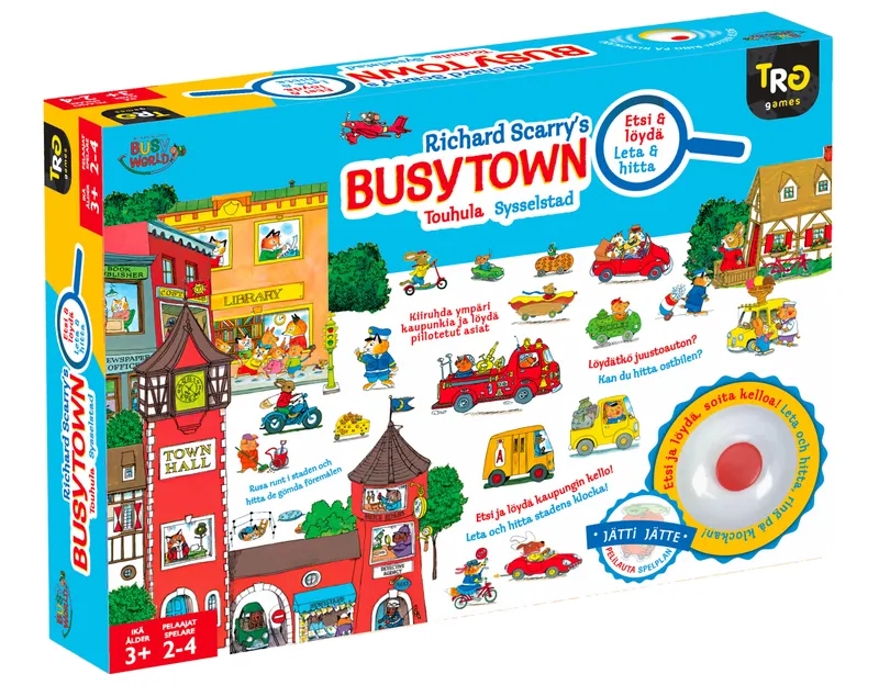 Richard Scarry Touhula sök- och finnspel, 2-4 spelare, från 3 år