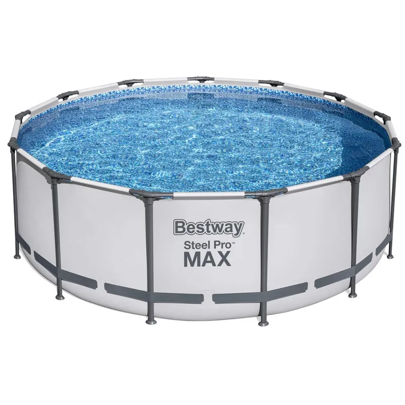 Bestway Steel Pro 5618W rund pool med stålram 396 x 122 cm + stege