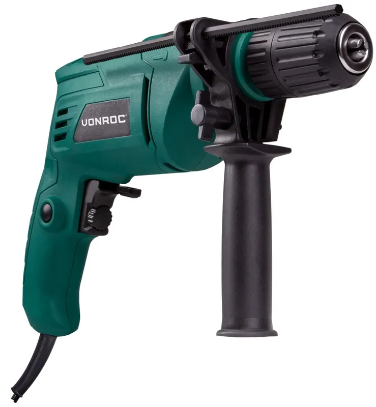 Slagborr 500W | Inkl. Sidohandtag och djupanslag