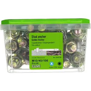 EXPANDER GOLDEN ANCHOR FZB M12/45/156MM 20ST | Beijerbygg Byggmaterial