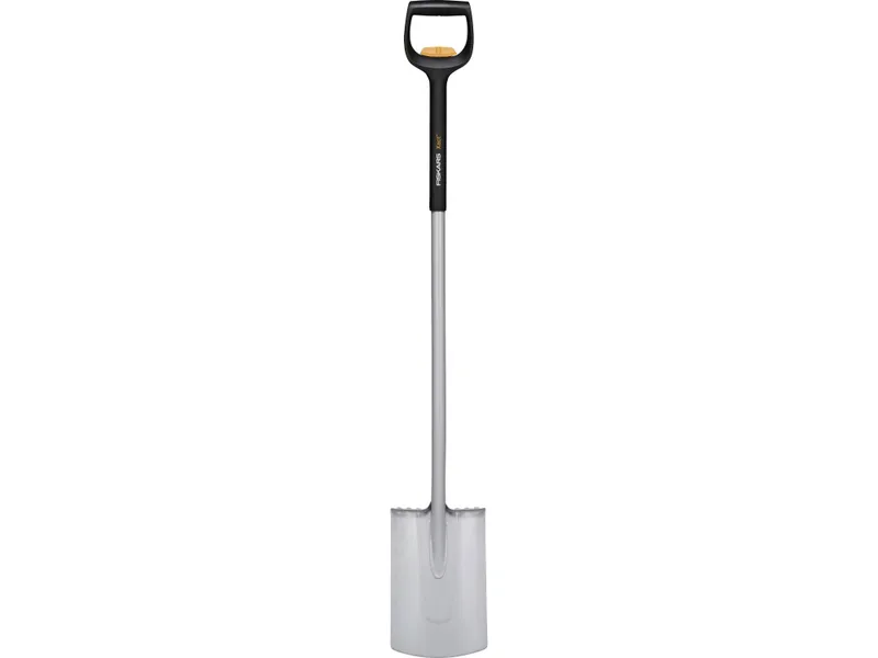 Fiskars Xact 1066733 Spade halvrund, teleskopisk