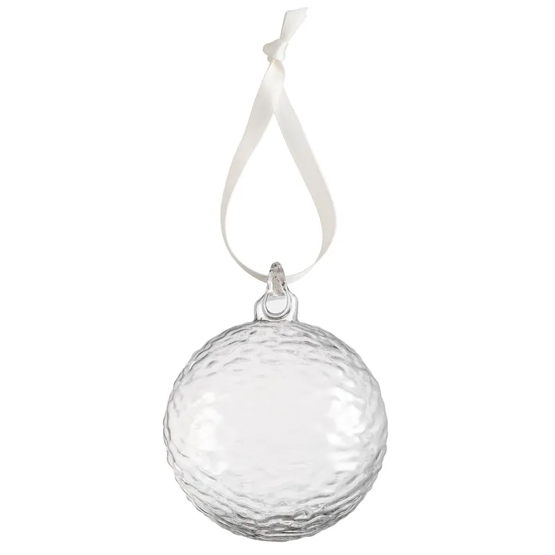 Cooee Design Gry Marble julkula Ø8 cm 4-pack Clear