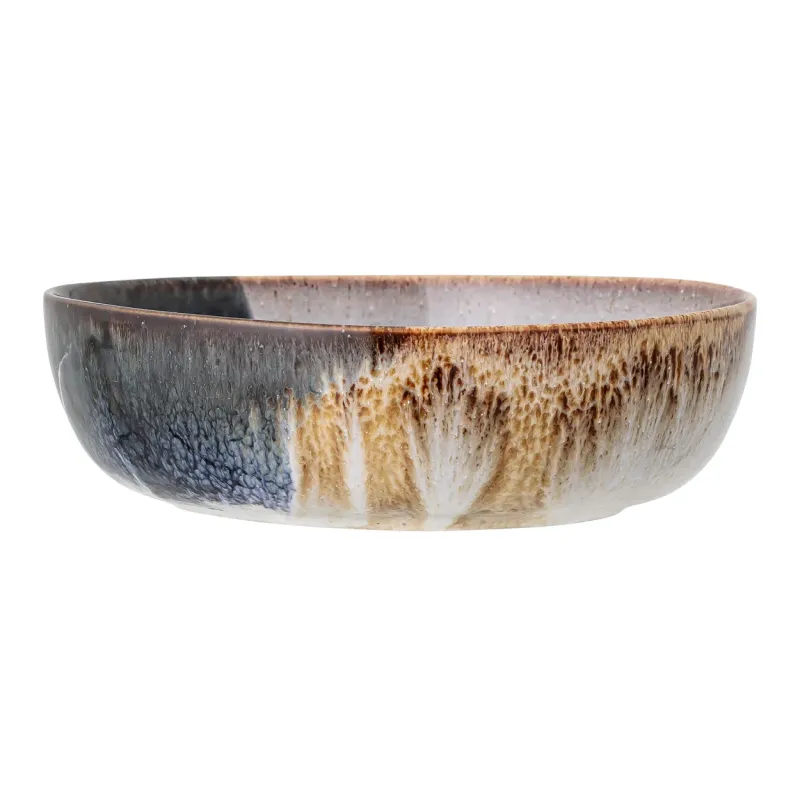 Jules skål, grå, stengods D17,5xH5,5 cm 750 ml