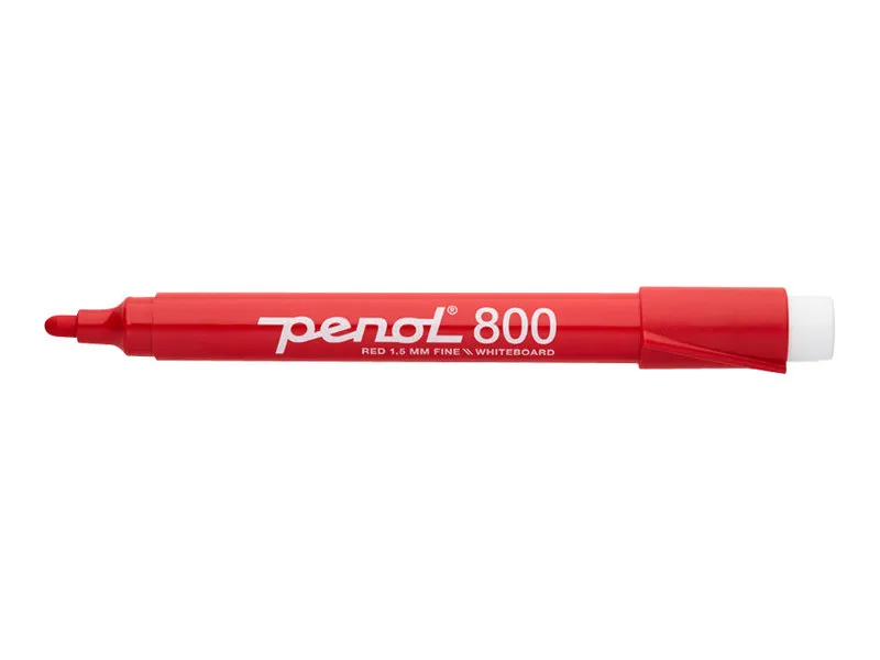 Whiteboardmarker Penol 800 rød 1,5mm (stk.)