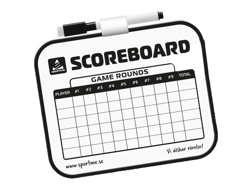 Scoreboard - whiteboard med p