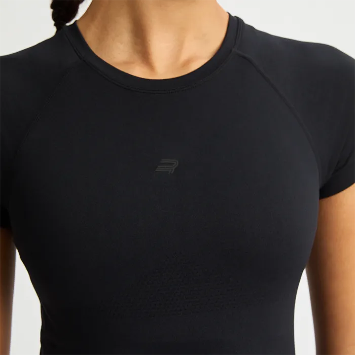 Röhnisch Seamless Flex Tee träningströja (dam) - Black, L