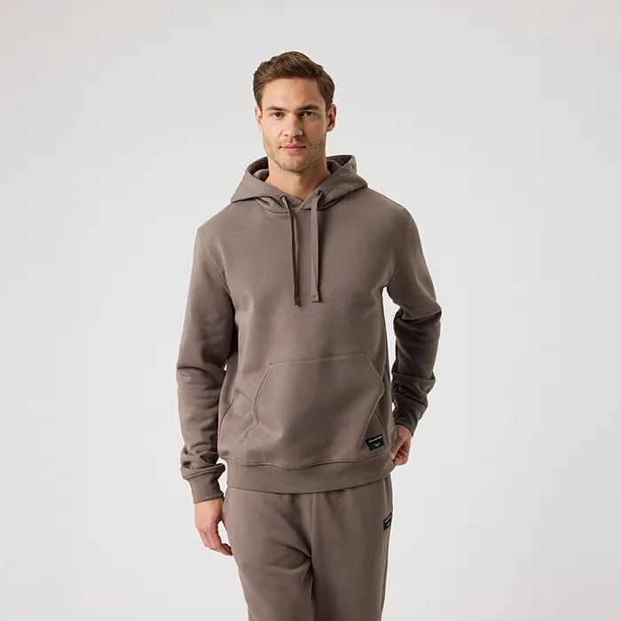 Centre Hoodie Brun