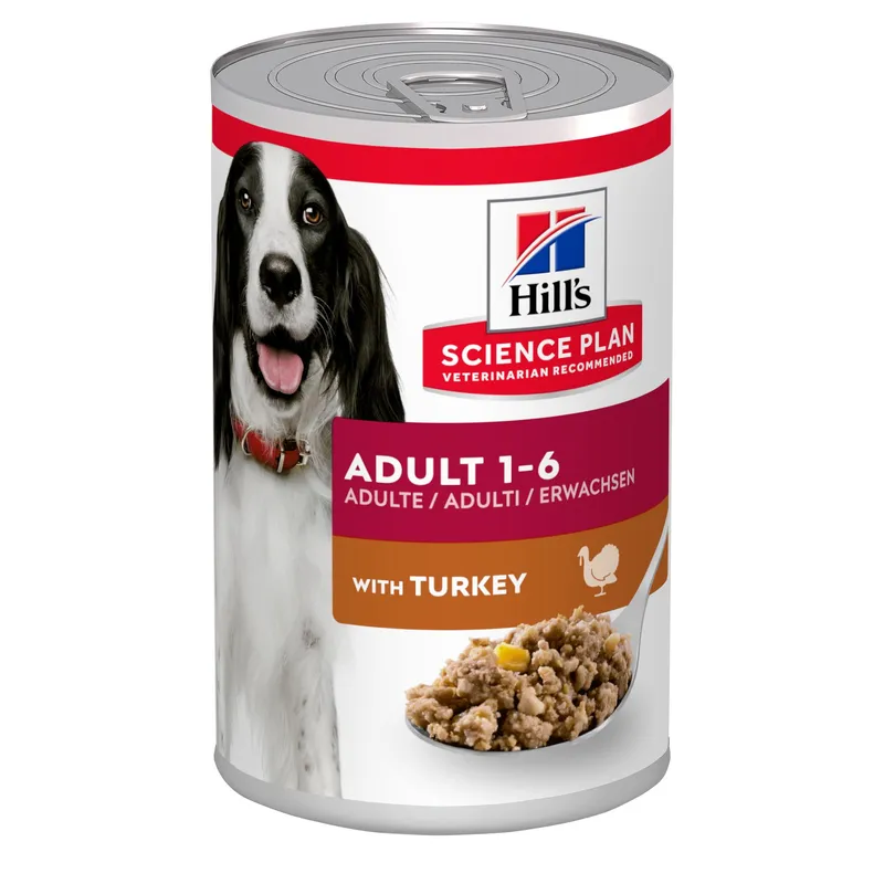 Hill’s Science Plan Canine Adult Turkey 12×370 g