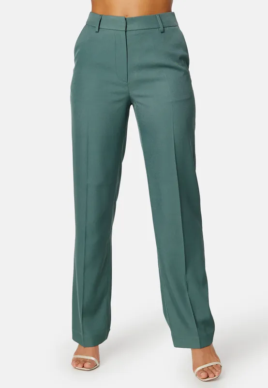 High Waist Regular Suit Trousers (#4950)
