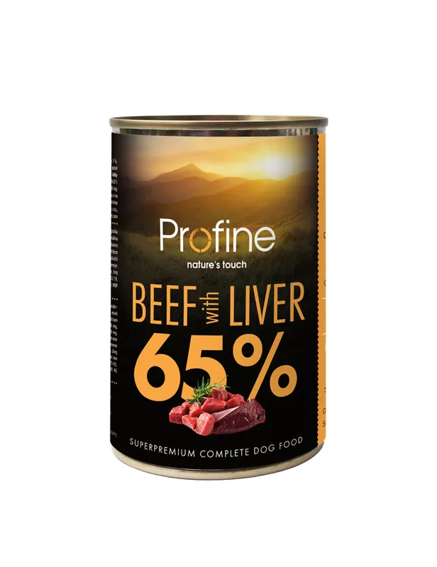 Beef & Liver Våtfoder till Hund – 6 x 400 g