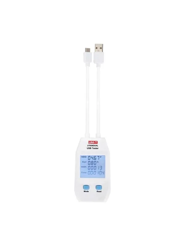 UNI-T UT658DUAL USB-uttagstestare
