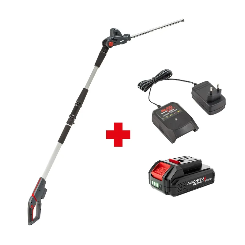 AL-KO HTAD 1845 Comfort Stånghäcksax med batteri och laddare