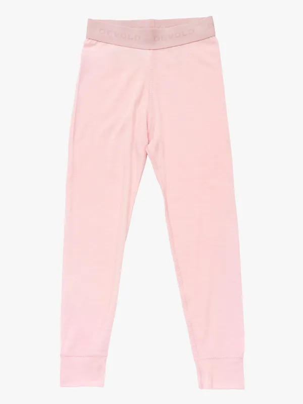 Devold Breeze Merino Underställsbyxor Kid, Chalk Pink, 4 år