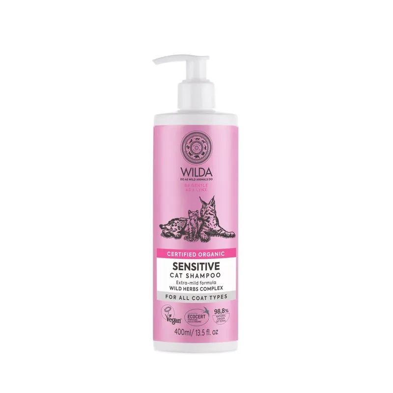 Wilda Sensitive Cat Schampo 400 ml