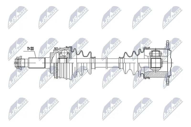 Drivaxel NTY NPW-TY-256