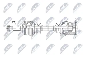 Drivaxel NTY NPW-TY-256