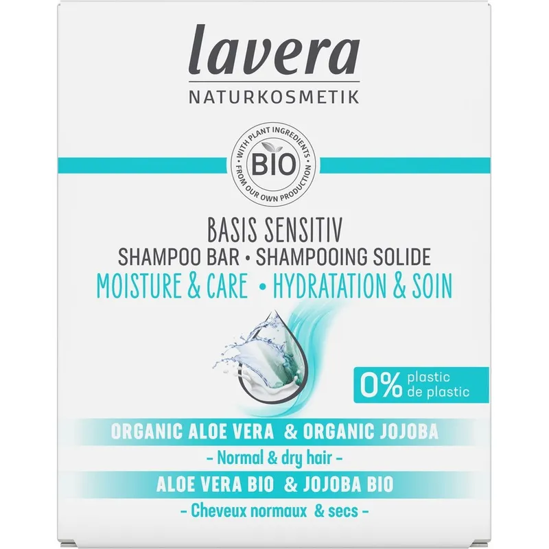 Lavera Basis Sensitiv Moisture & Care shampoo bar