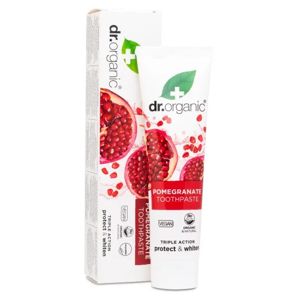 Dr Organic Pomegranate Tandkräm, 100 ml