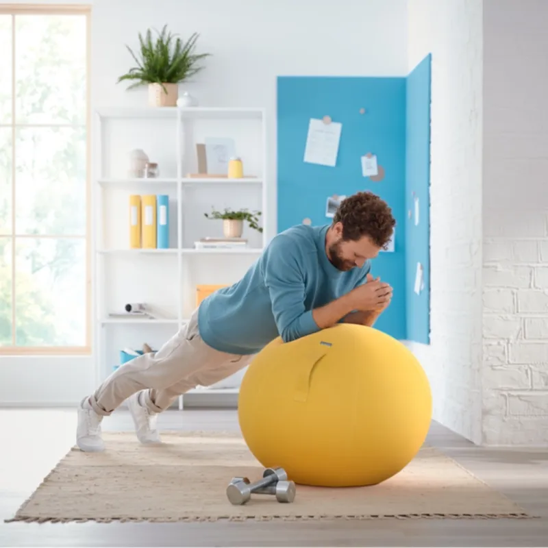 Ergonomisk balancebold Leitz Cosy gul
