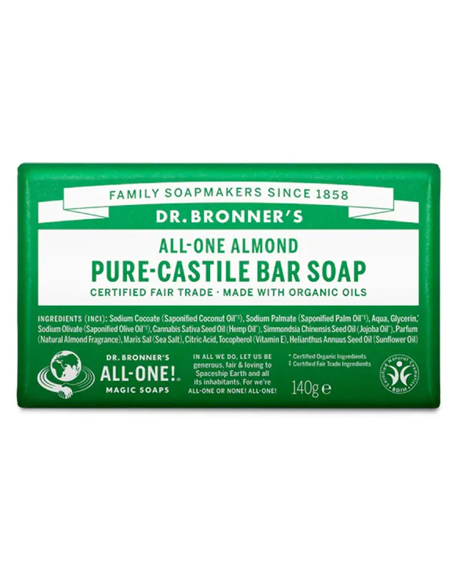 Dr. Bronner’s Magic Soaps All-One Hemp Almond 140 g