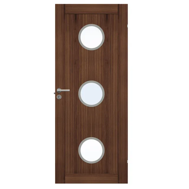 SPEGELDÖRR UNIQUE 01L GWA 330 VALNÖT 09X21 KLARGLAS | Beijerbygg Byggmaterial