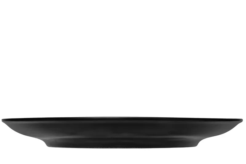 Tallrik i keramik, svart 31 cm
