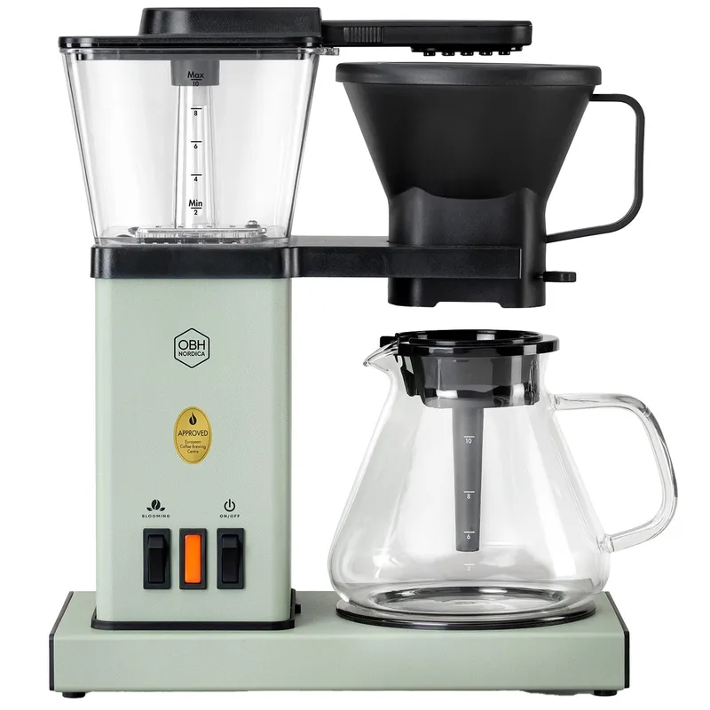 OBH Nordica Blooming Prime Misty Green Kaffebryggare 10 koppar 2422