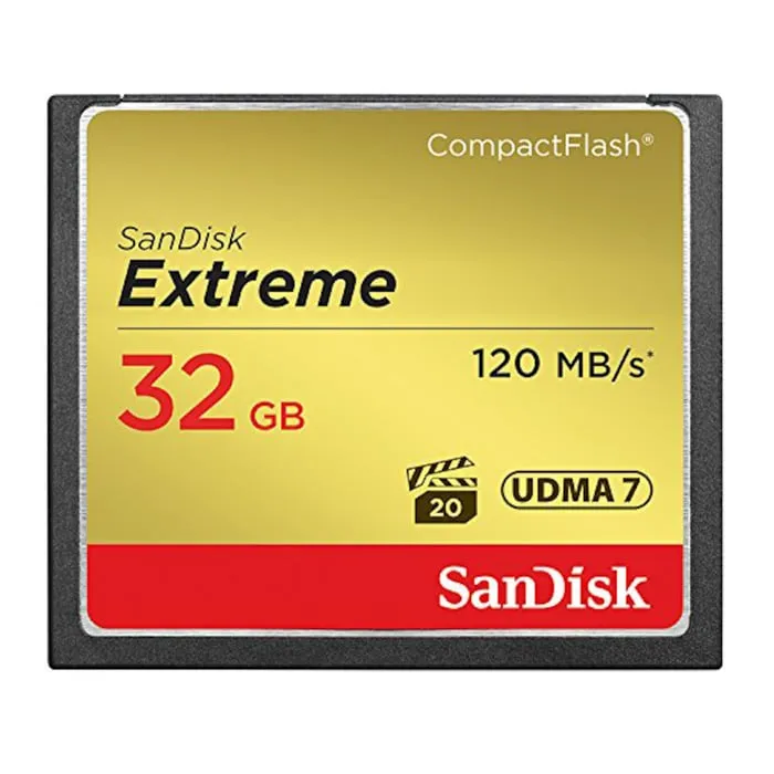 SanDisk Extreme - Flash-minneskort - 32 GB - 567x - CompactFlash