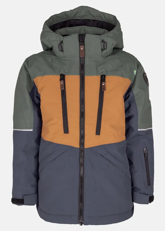 Lindberg Kids’ Alpine Winter Jacket Green/Blue