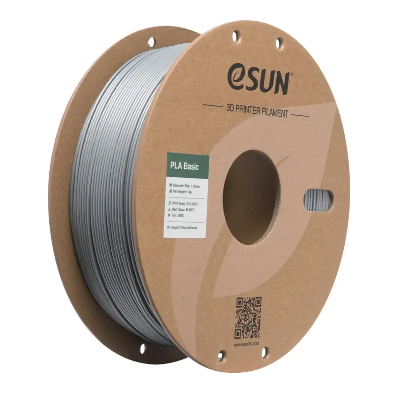 eSUN PLA-Basic – Silver – 1.75mm – 1 kg
