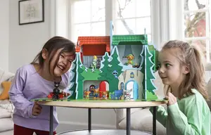 Bamse Lekvärld Bamsebyn med Lekplatta Micki